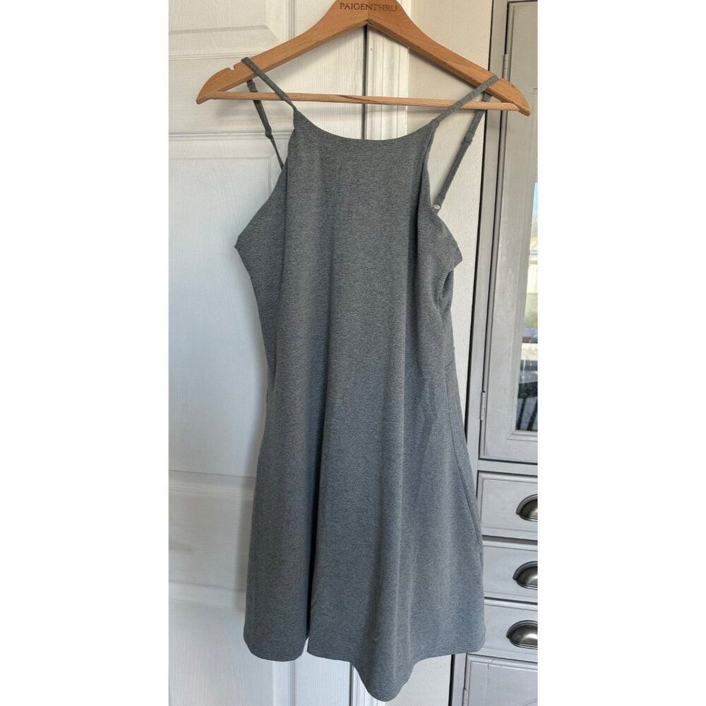 Girlfriend Collective Women's XXL Grey Naomi Workout Dress